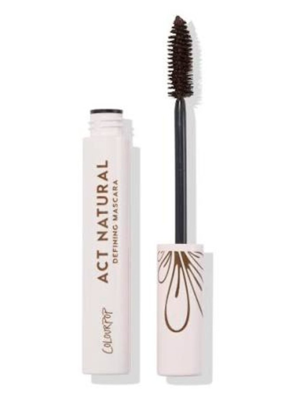 NEW Colourpop Act Natural Mascara in Brown